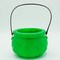 5" St Patrick’s Day Pot of Gold with 100 Lucky Coins - Green Pot of Gold Cauldron Plastic Bucket for Leprechaun Decorations, Green & Gold Coins Plastic Bulk by 4E's Novelty